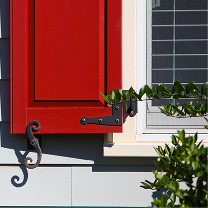 Custom Raised Panel Shutters